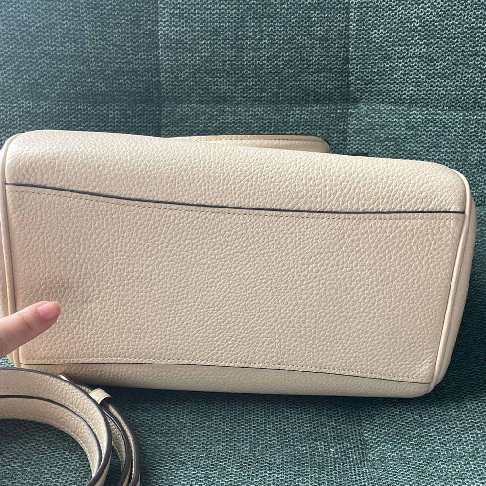 Coach Beige ivory Leather Rowan Satchel - Picture 7 of 8